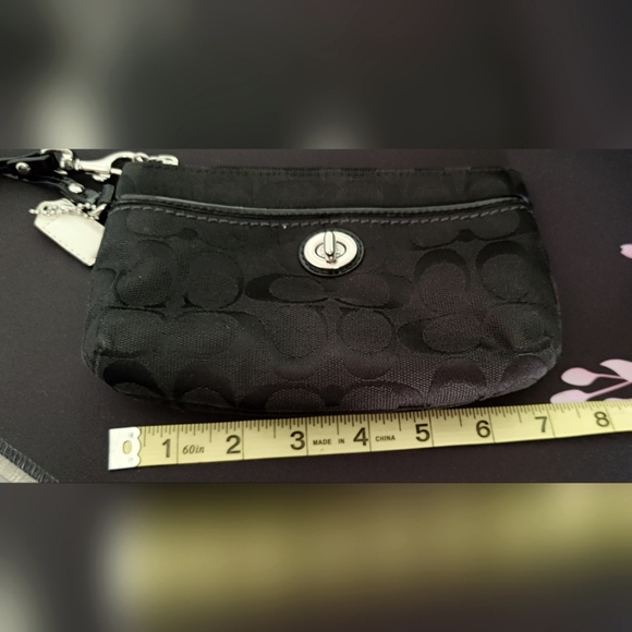 Coach Wristlet, Black - Picture 6 of 8
